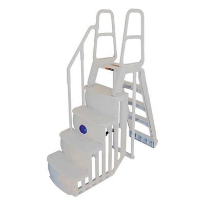 main access smart step and ladder system above ground swimming pool 30303