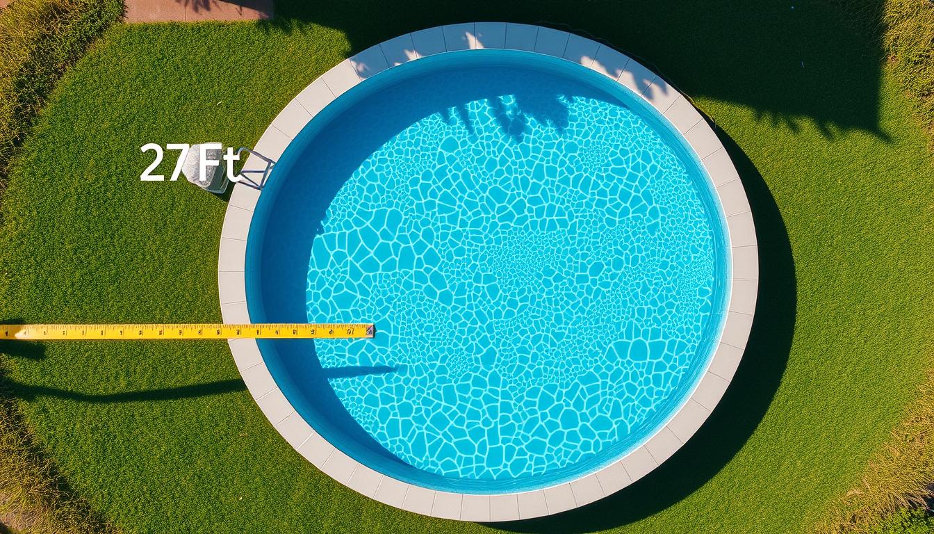 27 foot round pool volume