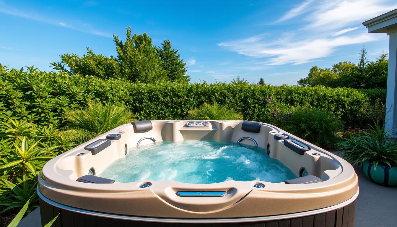 6 person hot tub dimensions