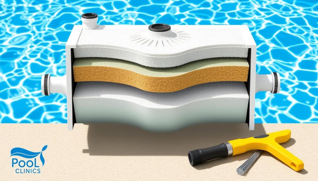 Diatomaceous earth filters for pool water clarity