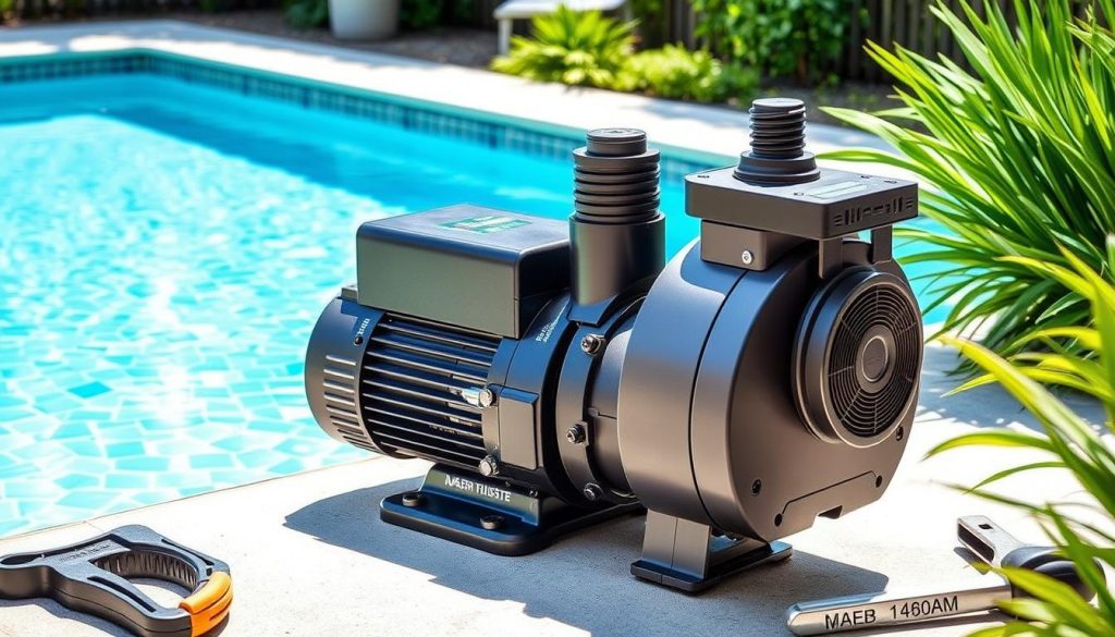 Durable pool pump for easy installation and replacement