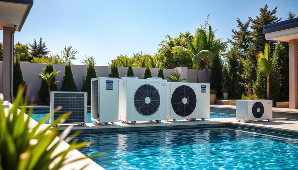 Pool chillers and heat pumps for temperature control