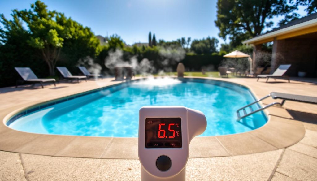 Pool heating time estimates