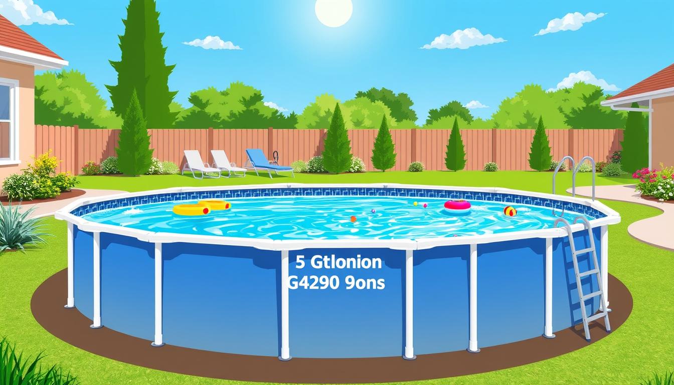 above ground pool capacity