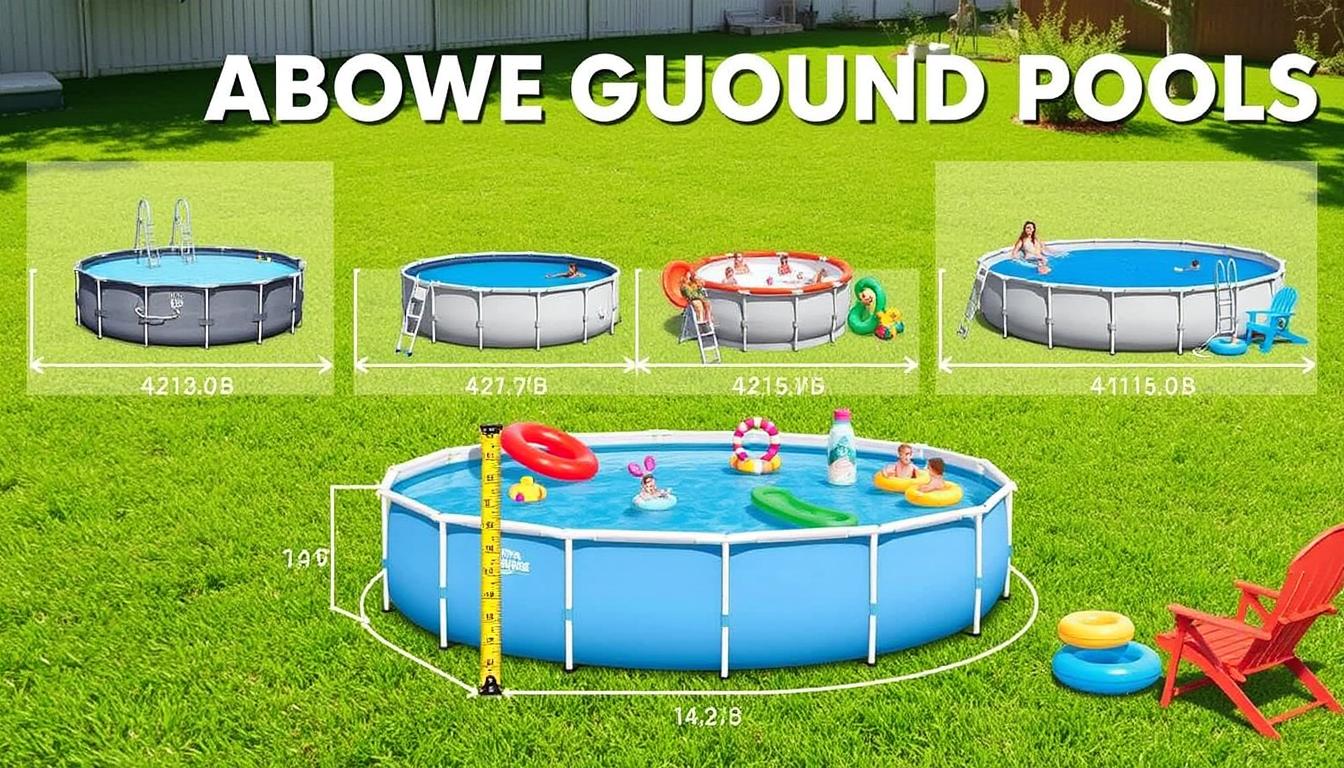 above ground pool size guide