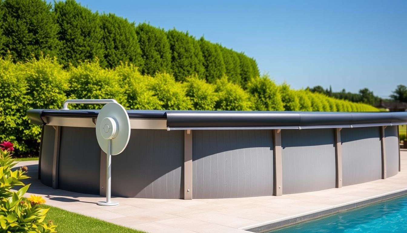 above ground pool solar cover reel