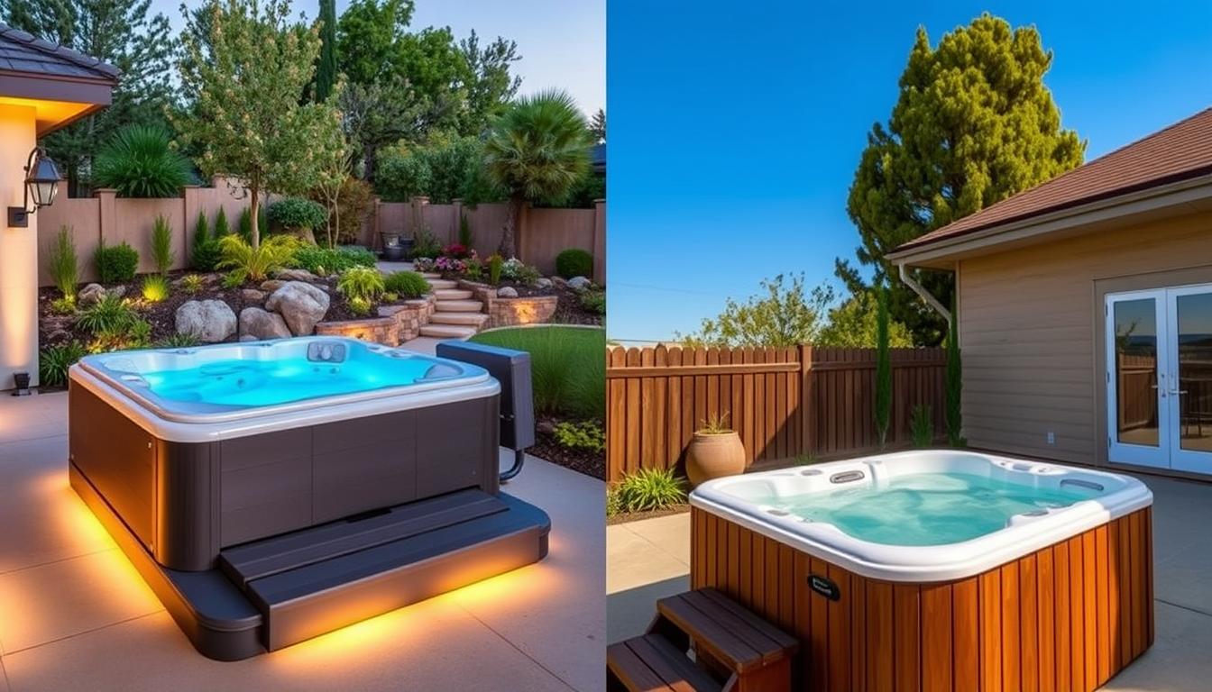 affordable hot tubs and luxury hot tubs