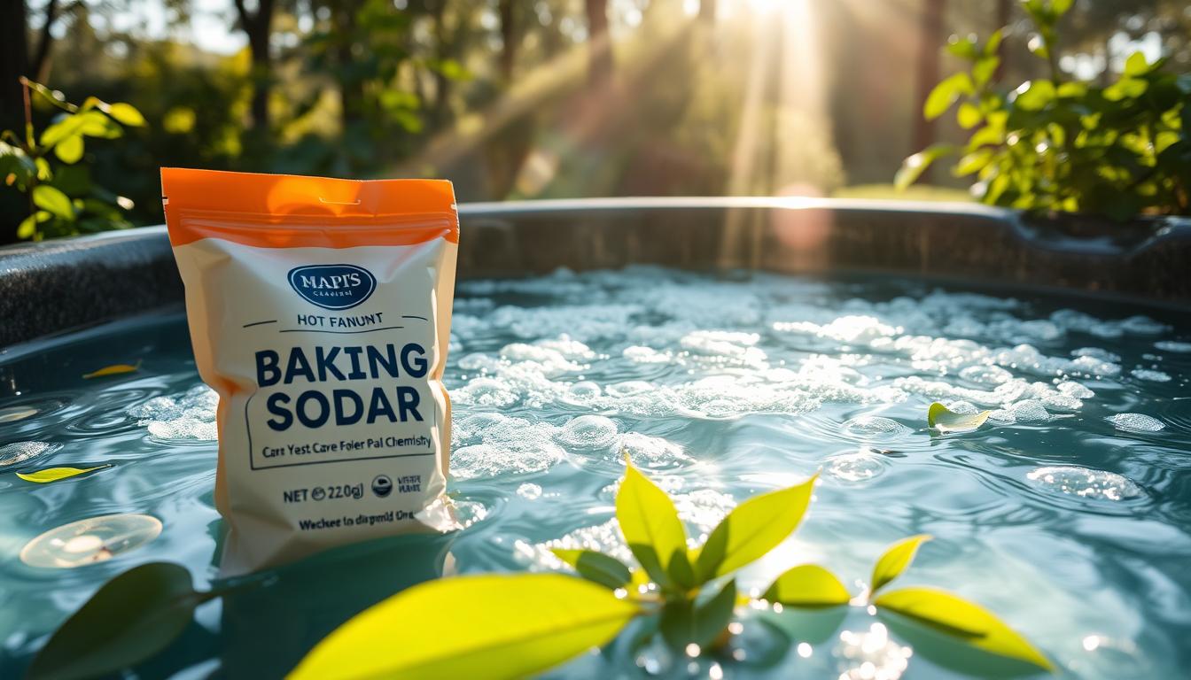 baking soda to raise pH in hot tub