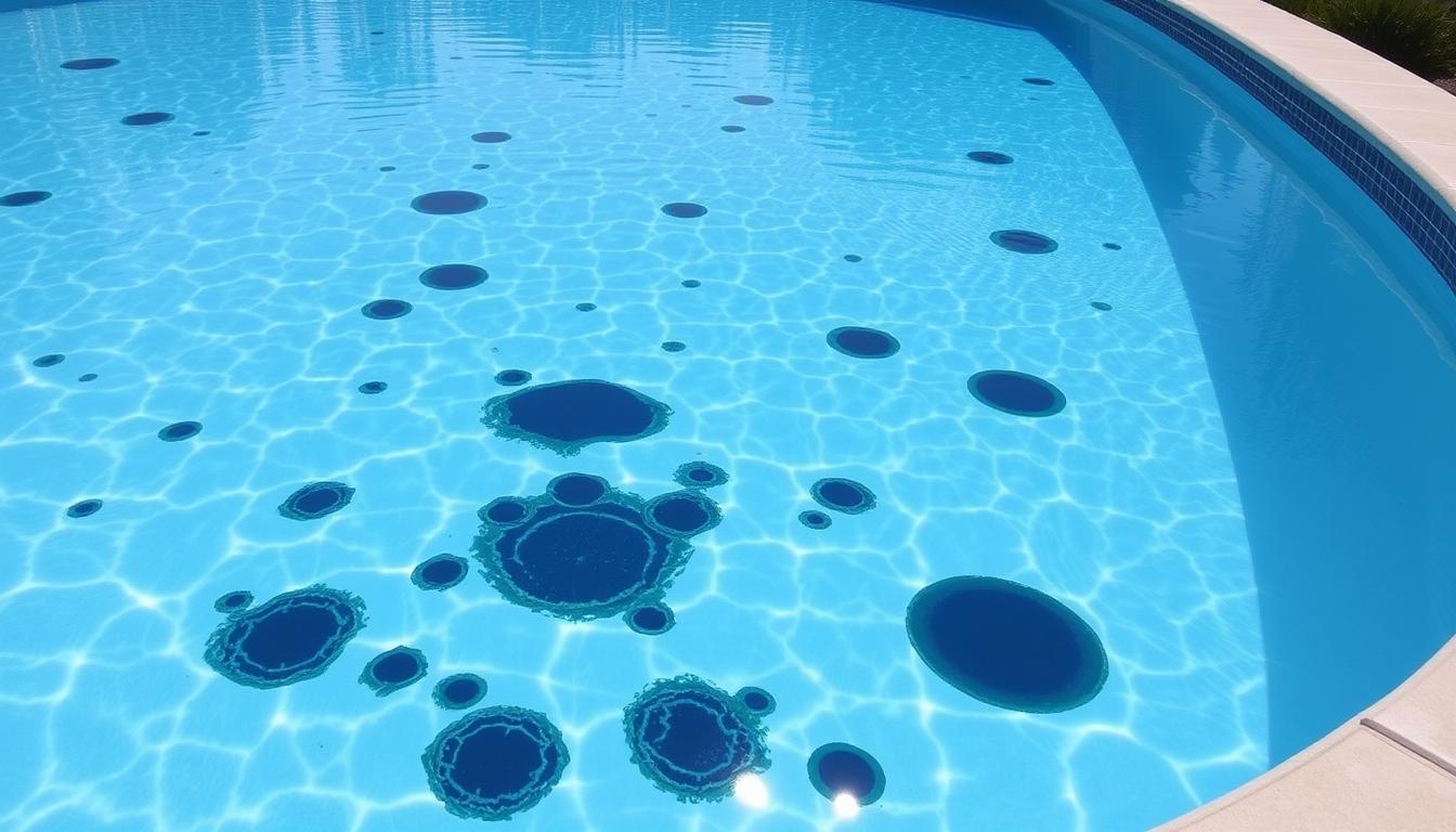 black spots in pool not algae