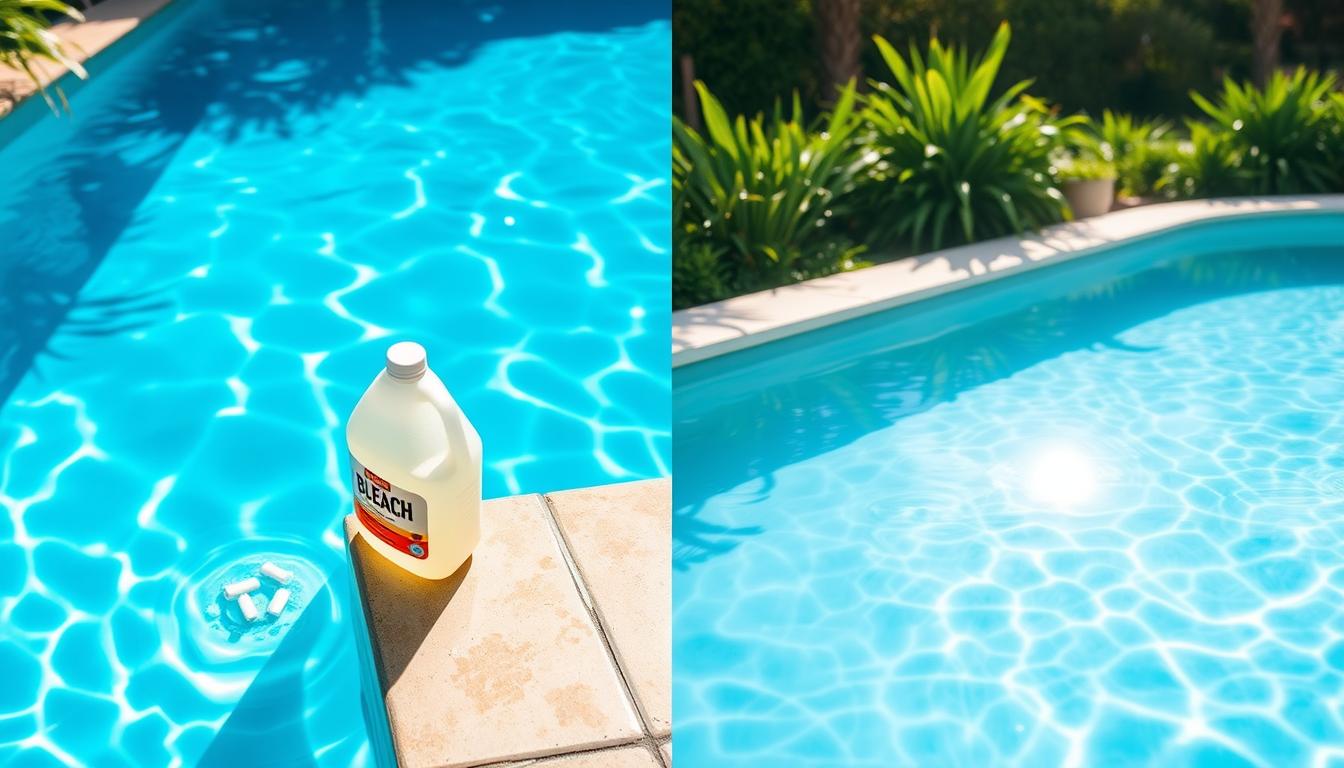 bleach vs chlorine for pool sanitization