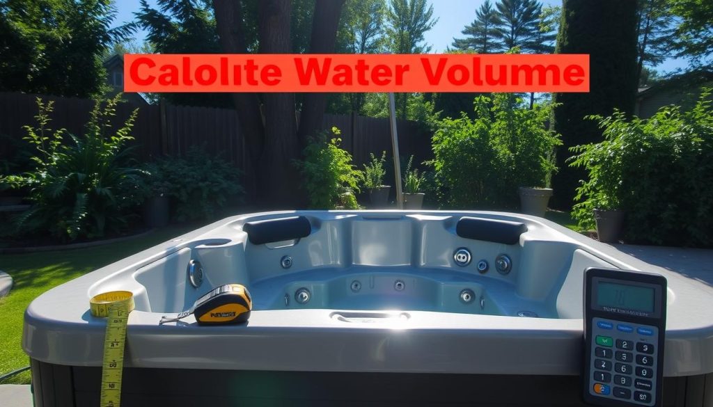 calculating hot tub water volume