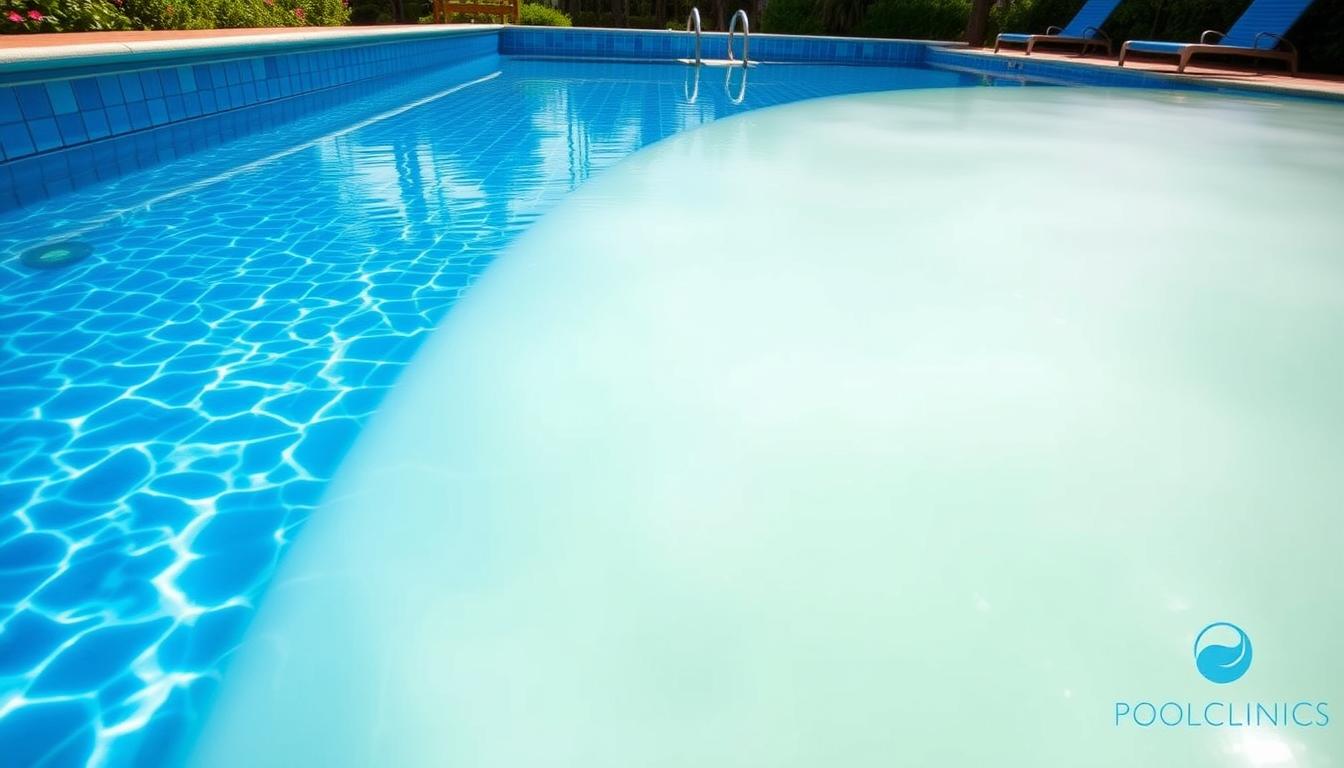 can too much chlorine make a pool cloudy