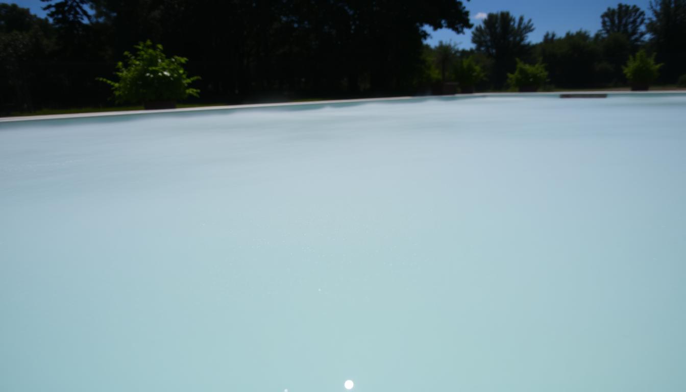 cloudy pool water