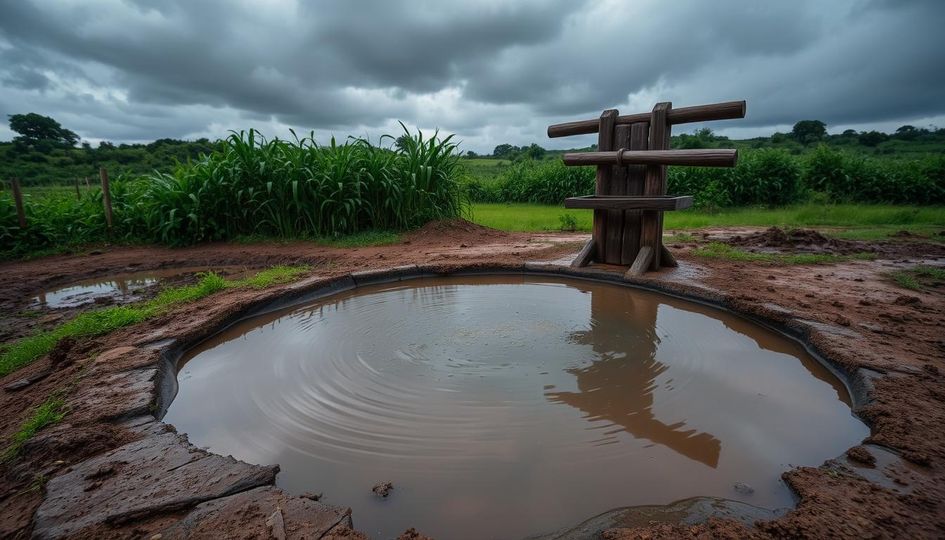 cloudy well water after heavy rain