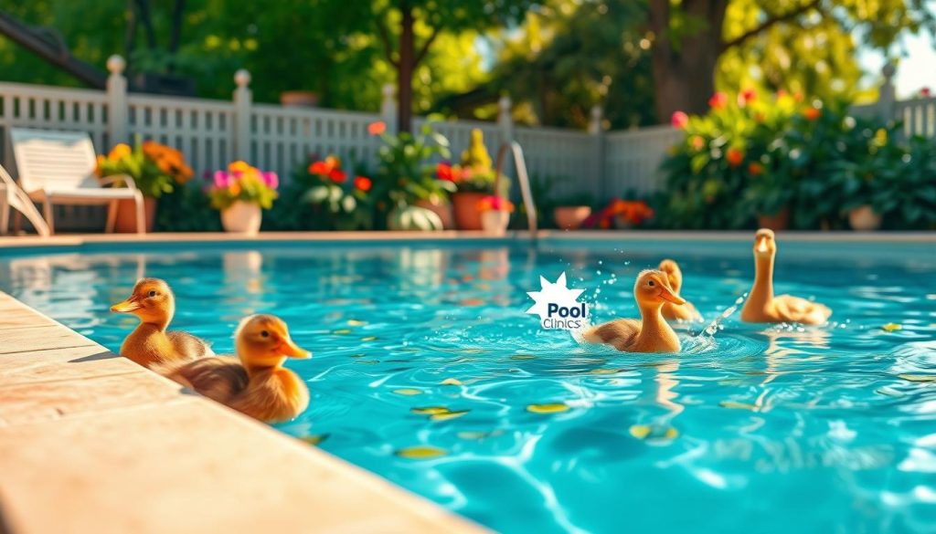 duck behavior in pools