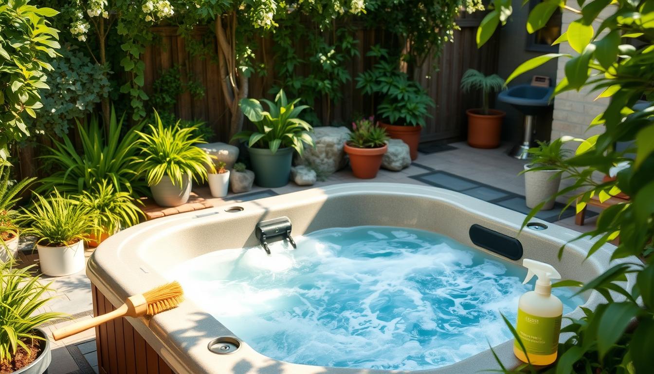 eco-friendly hot tub maintenance