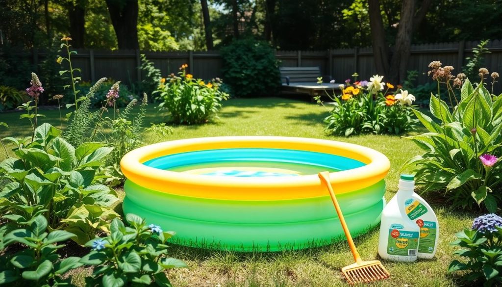 eco-friendly kiddie pool maintenance