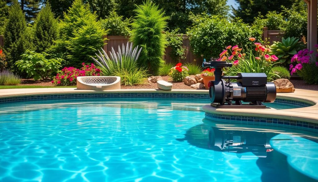 efficient pool filtration with inground pump and filter combo