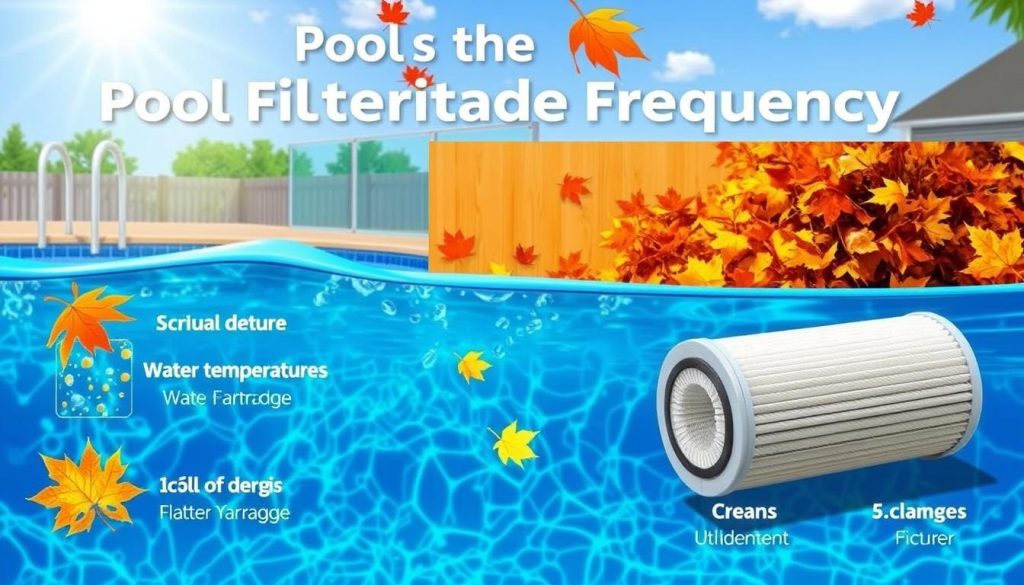 factors affecting pool filter cartridge cleaning frequency