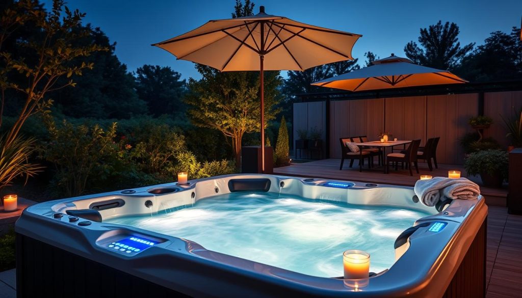 hot tub features and accessories