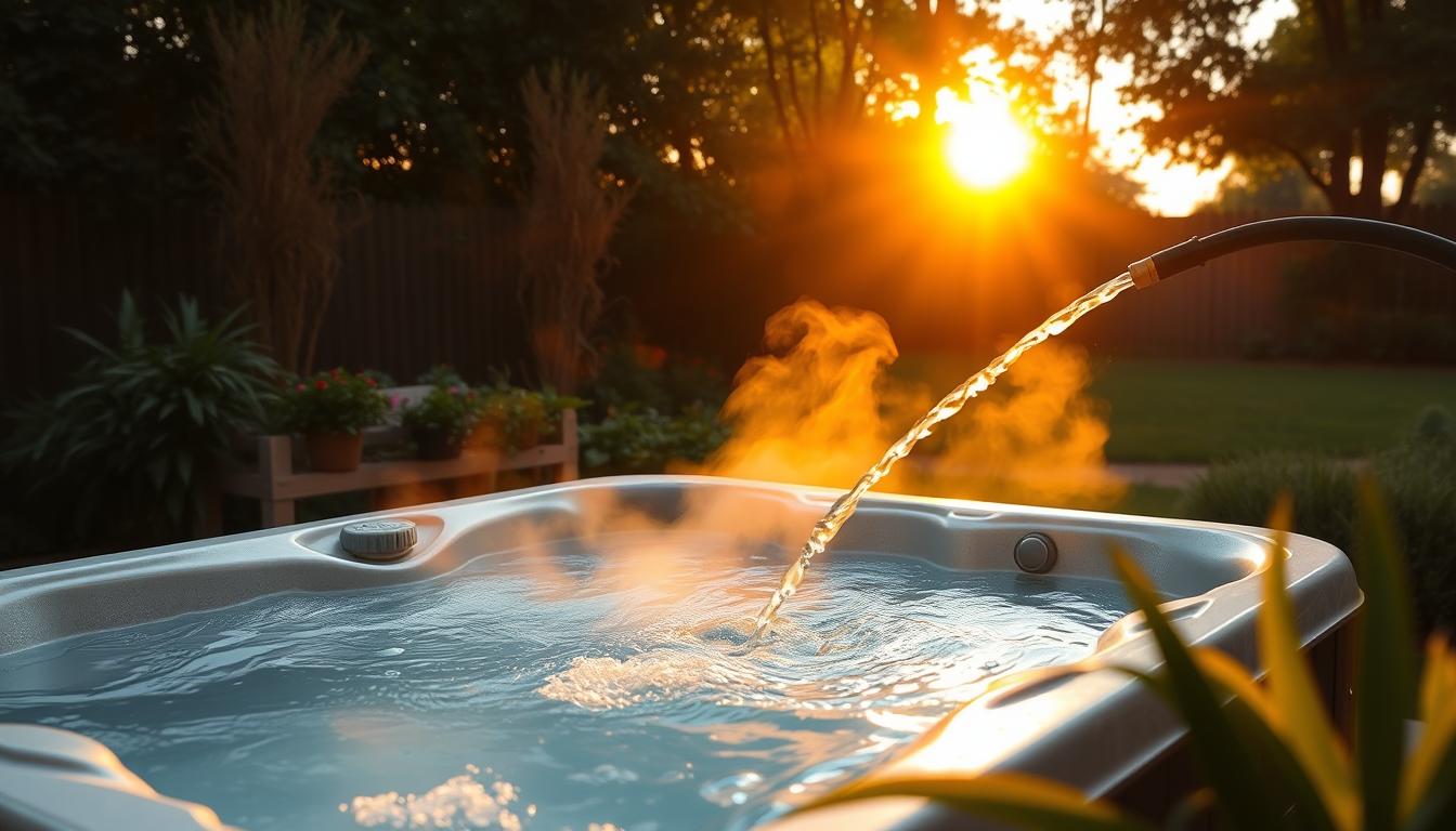 hot tub filling time