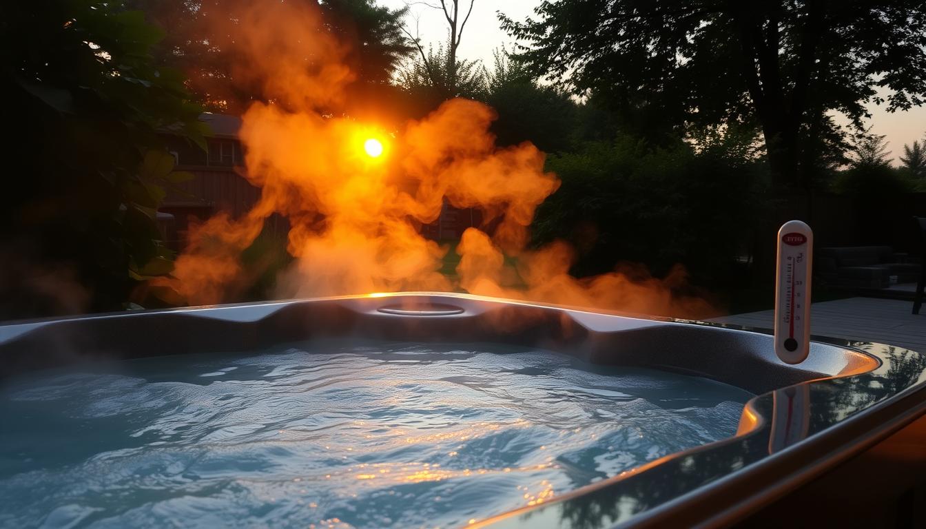 hot tub heating time