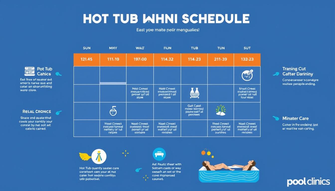 hot tub maintenance schedule