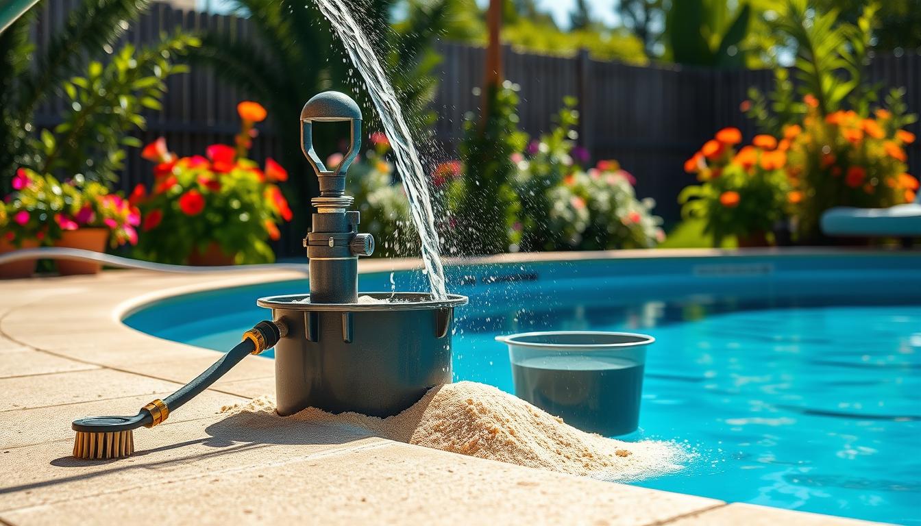 how to clean a sand pool filter