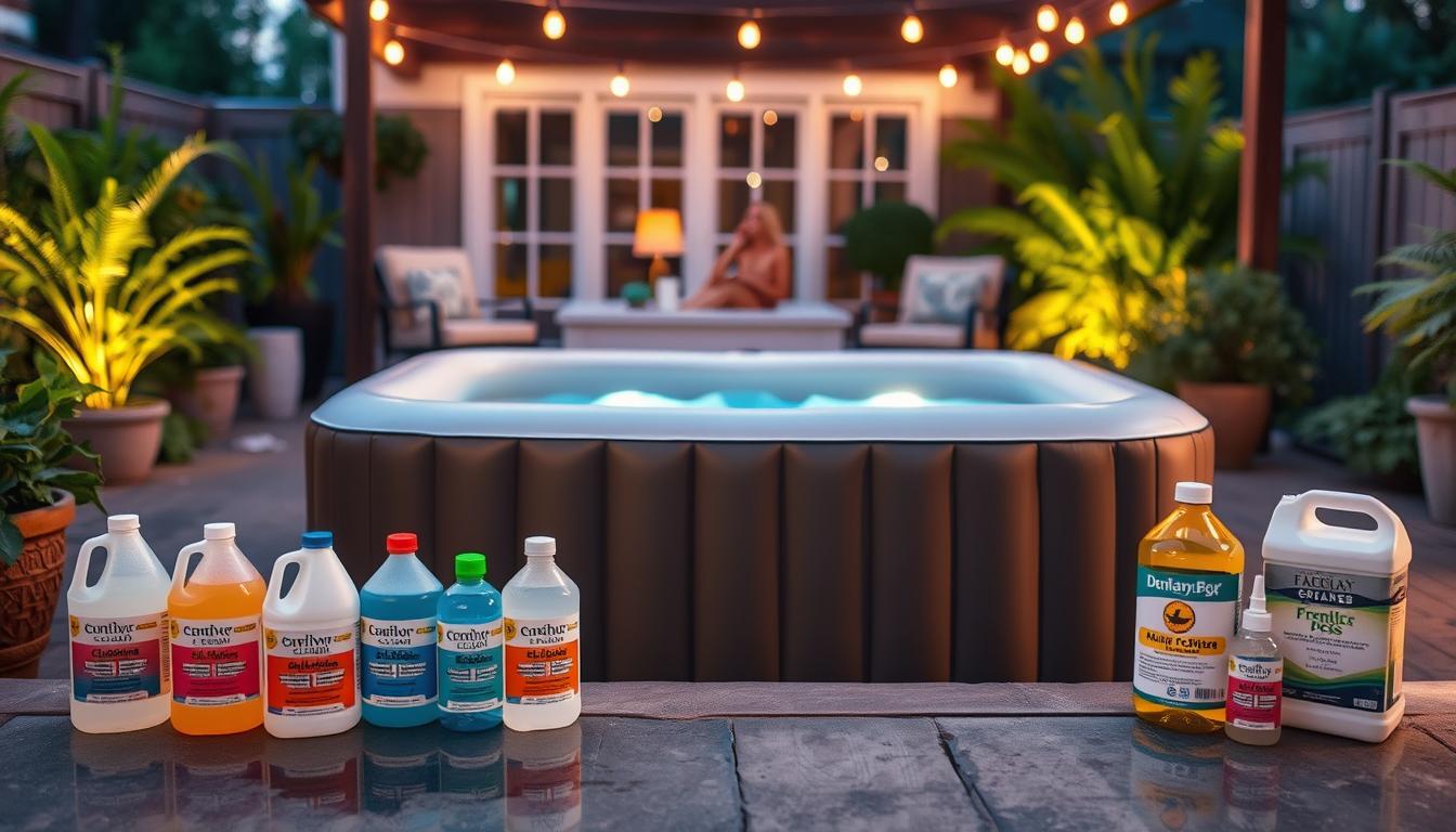 inflatable hot tub chemicals