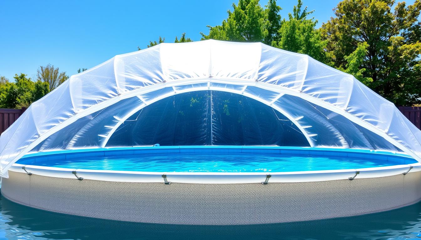 inflatable pool dome cover