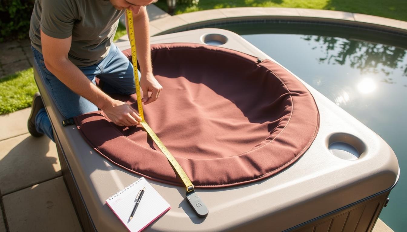 measure hot tub cover size