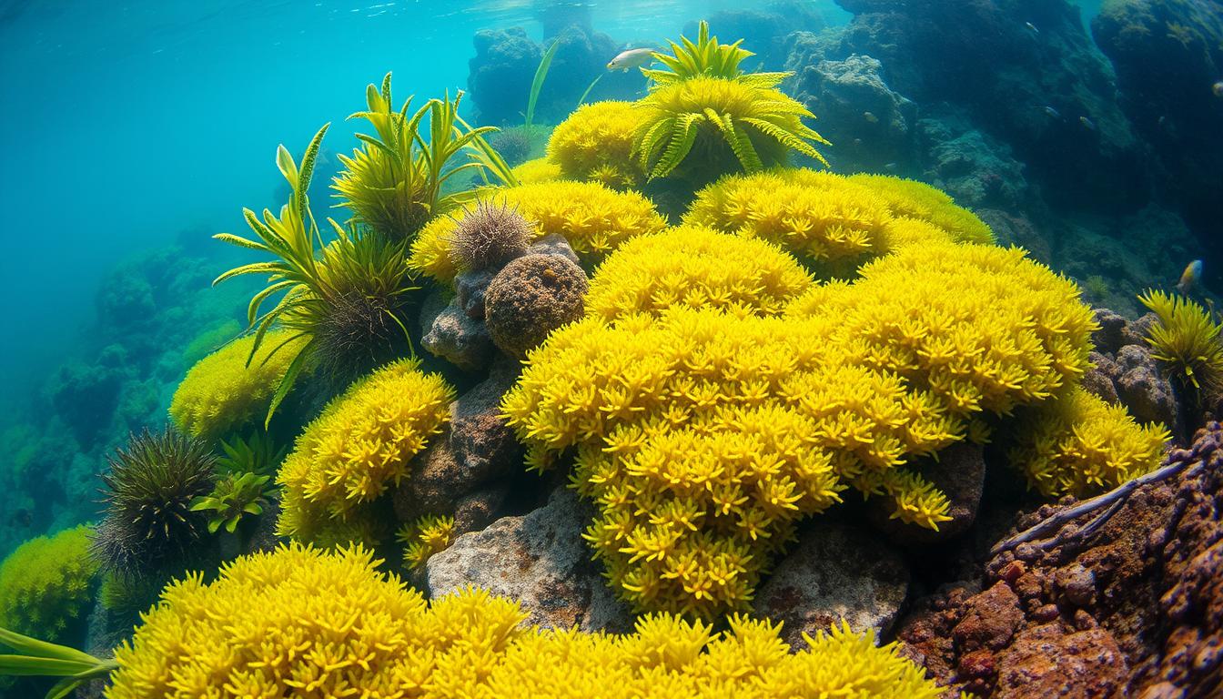 mustard algae habitat