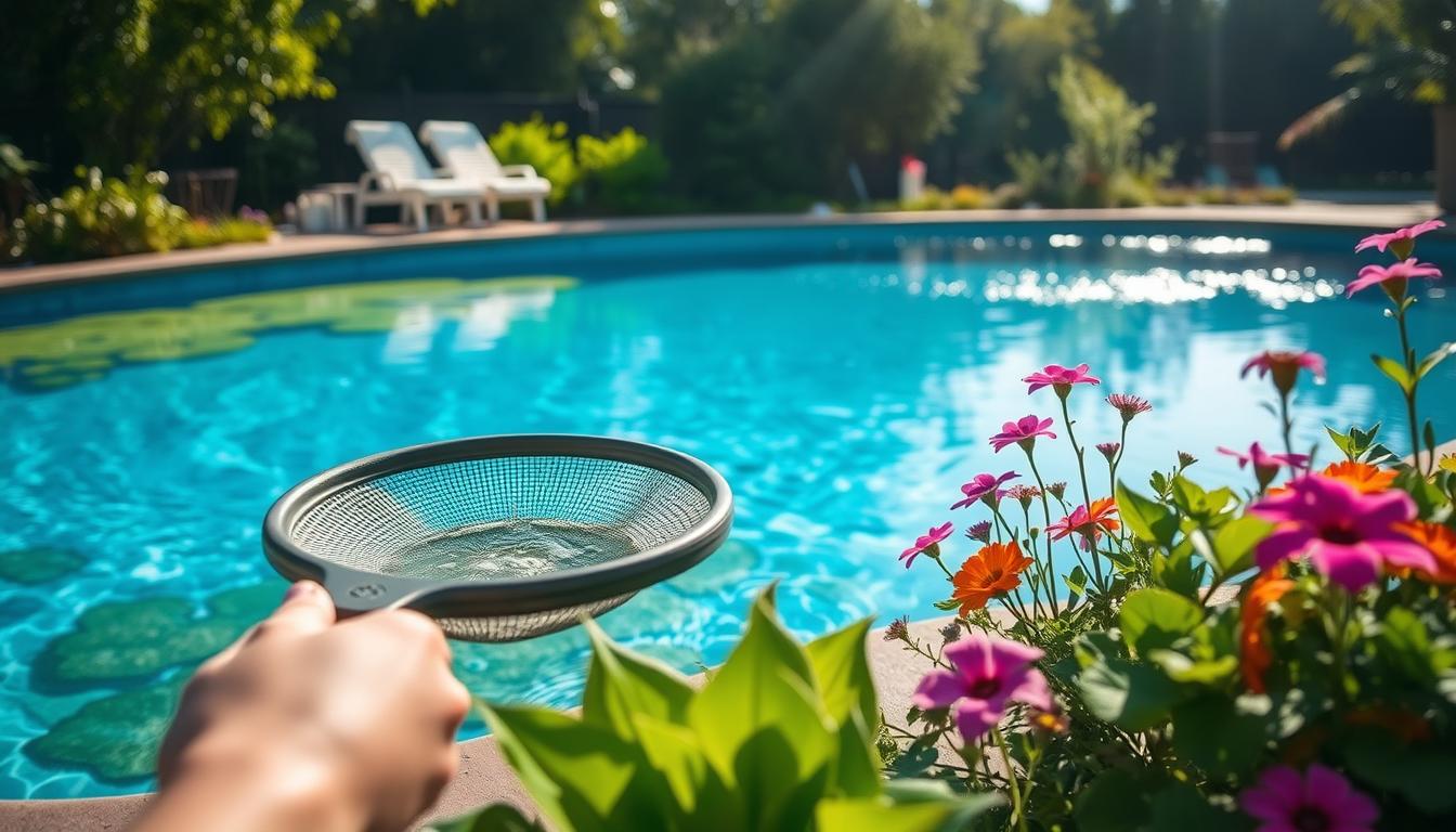 pool algae removal without chemicals