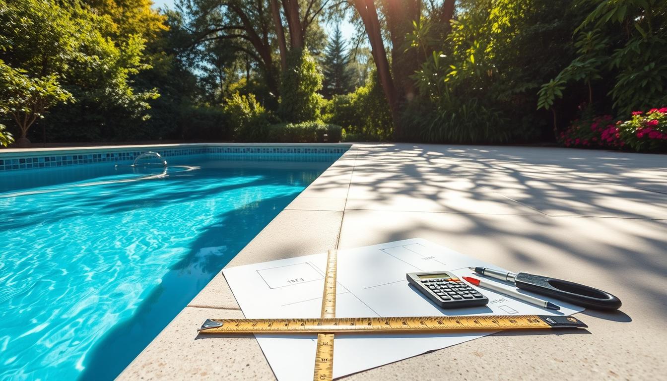 pool dimensions calculation