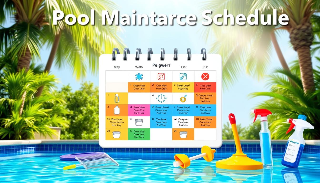 pool maintenance schedule