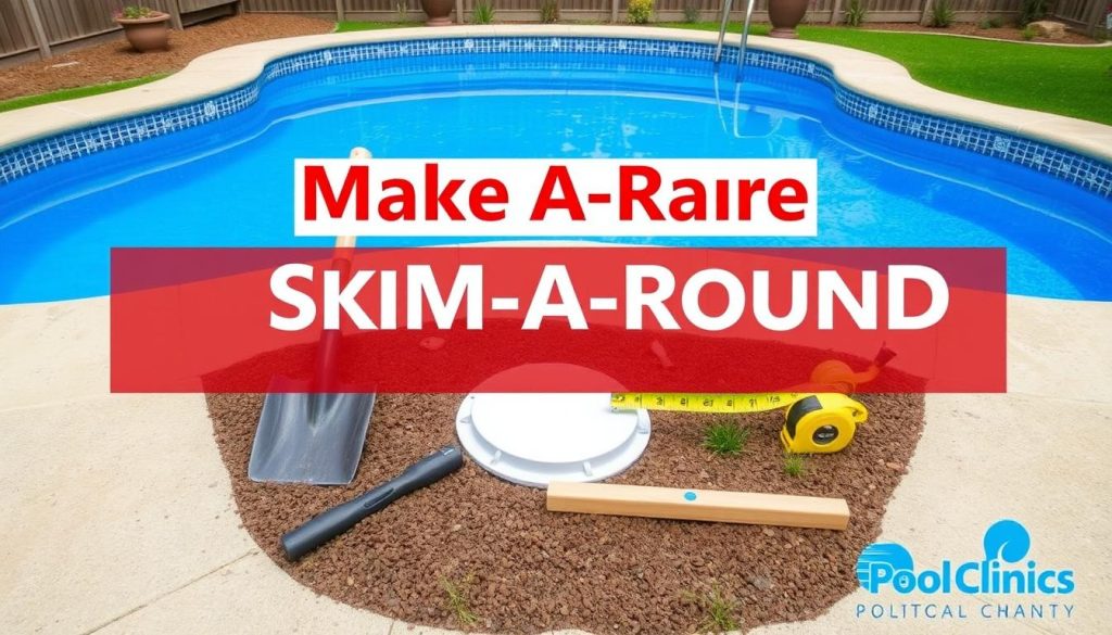 pool preparation for skimmer installation