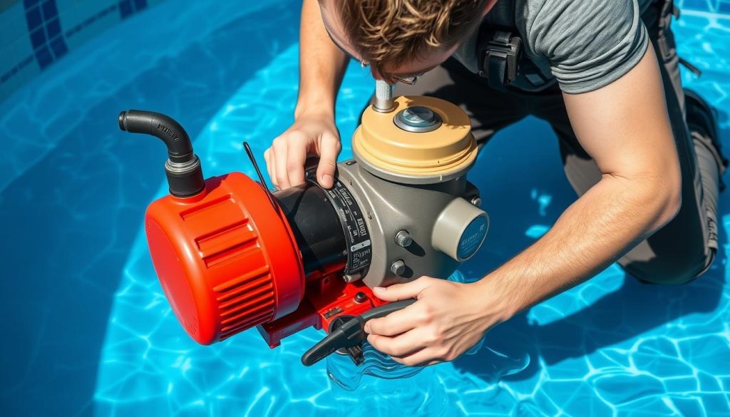 pool pump leak diagnosis