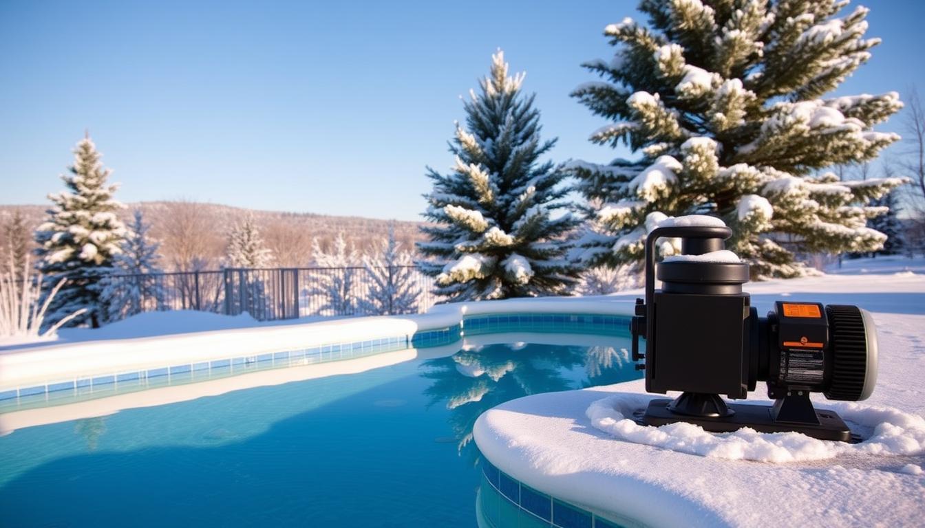 pool pump winter operation