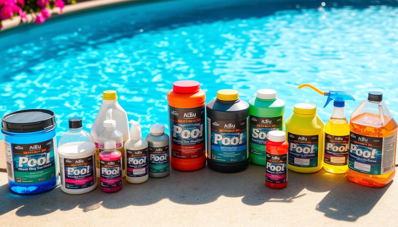 pool shocking chemicals