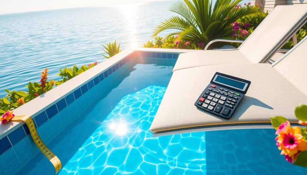 pool square footage calculation