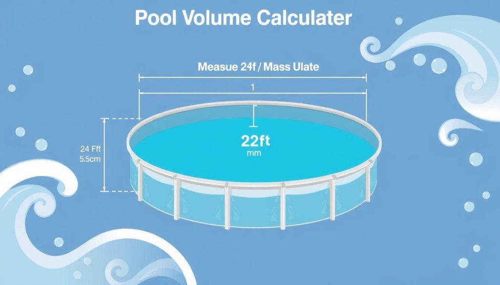 pool volume calculator for inground pool size