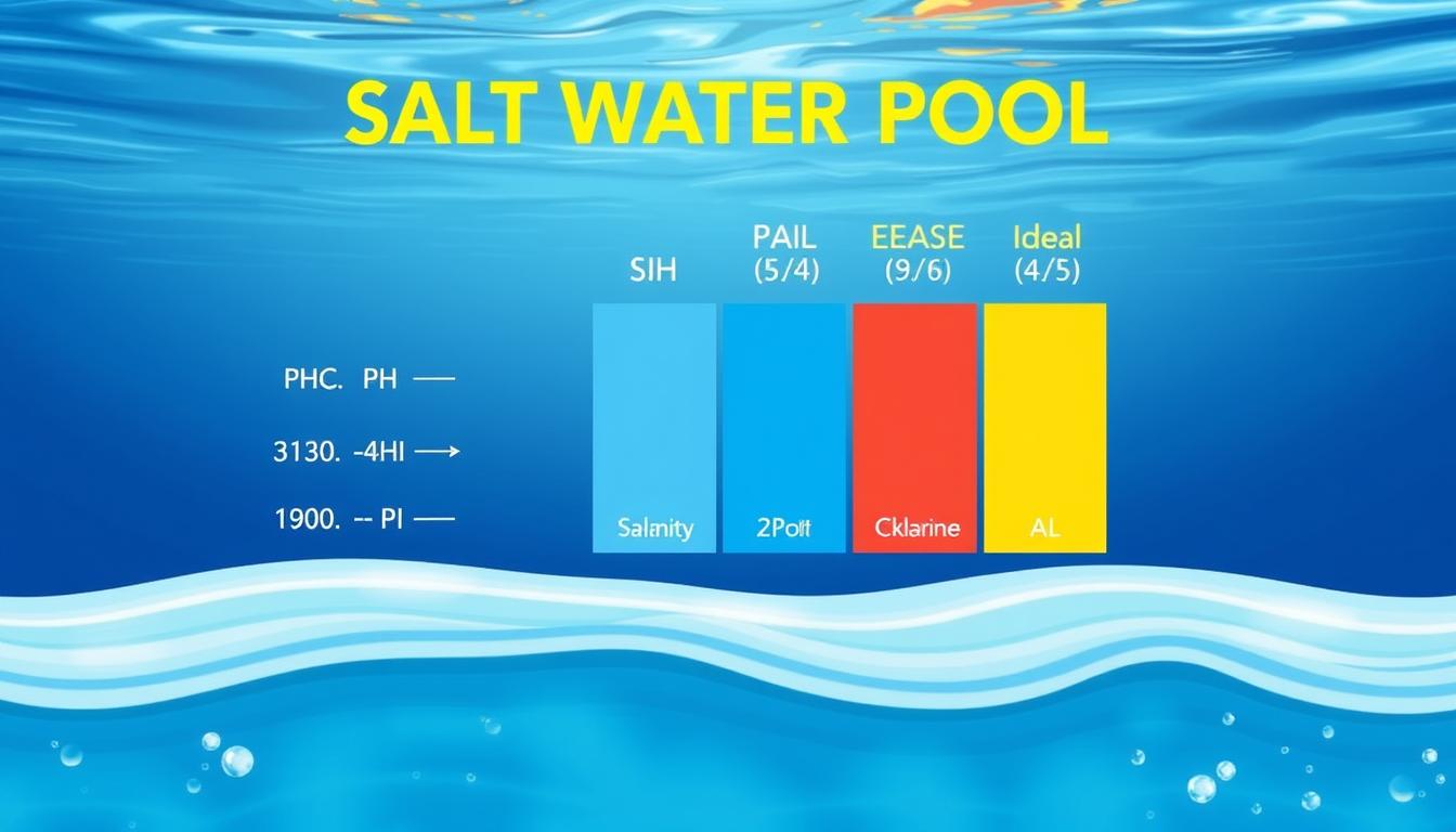 salt water pool chemical levels chart