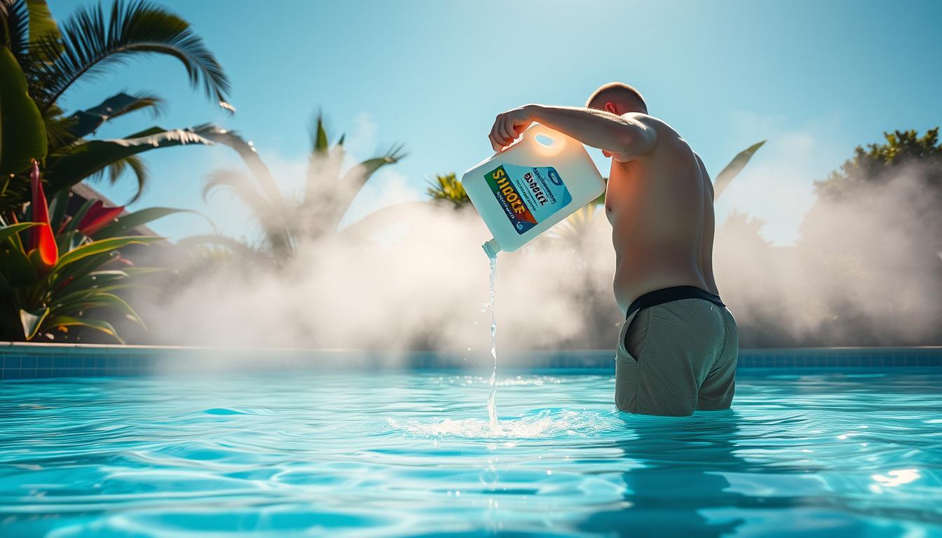 saltwater pool shocking