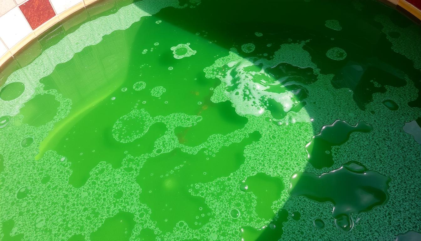 slimy hot tub water