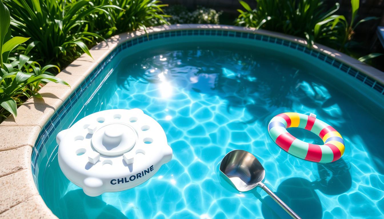 small pool maintenance with chlorine tablets