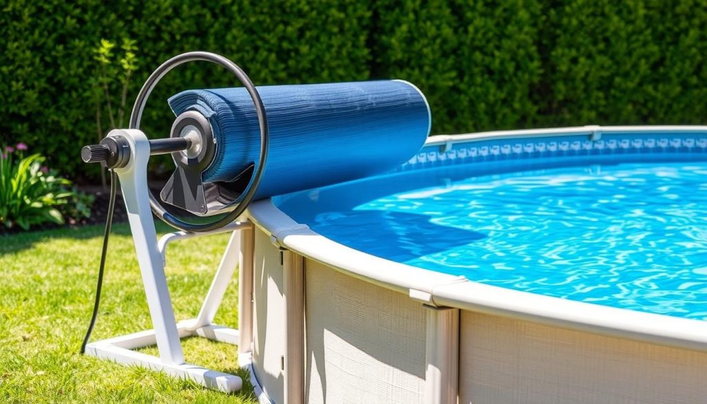 solar blanket reel for above ground pools