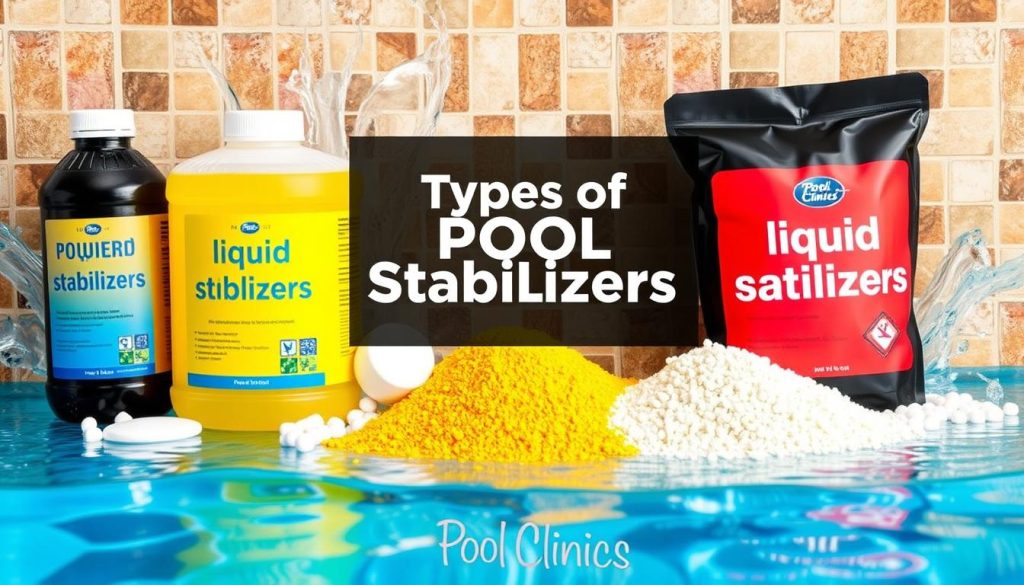 types of pool stabilizers