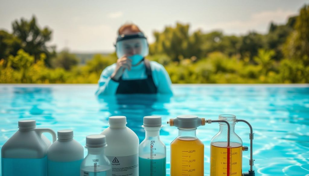Chlor Dosierung Pool