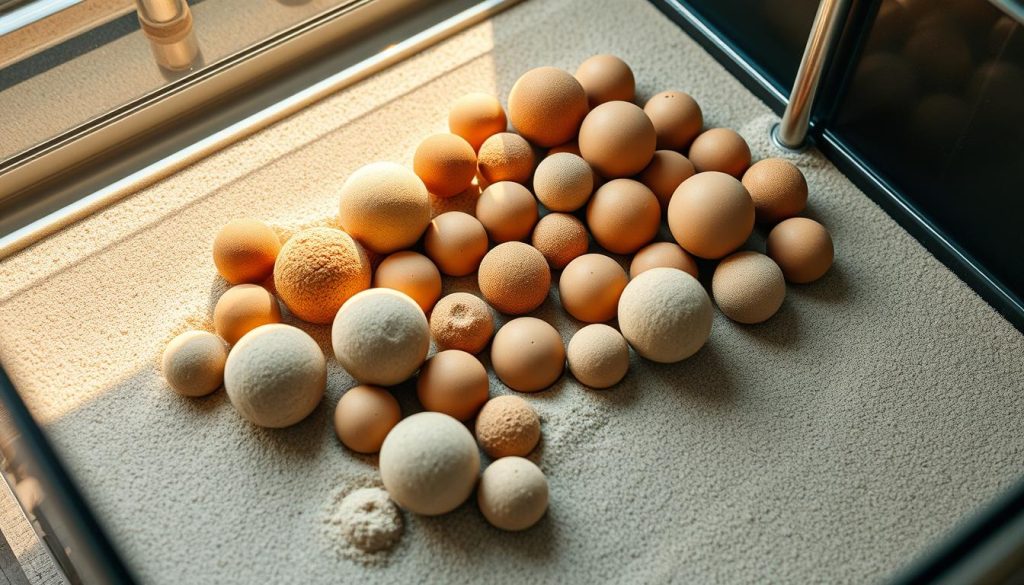 Filterbälle in Sandfilteranlage