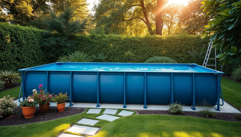 Frame Pool für den Garten